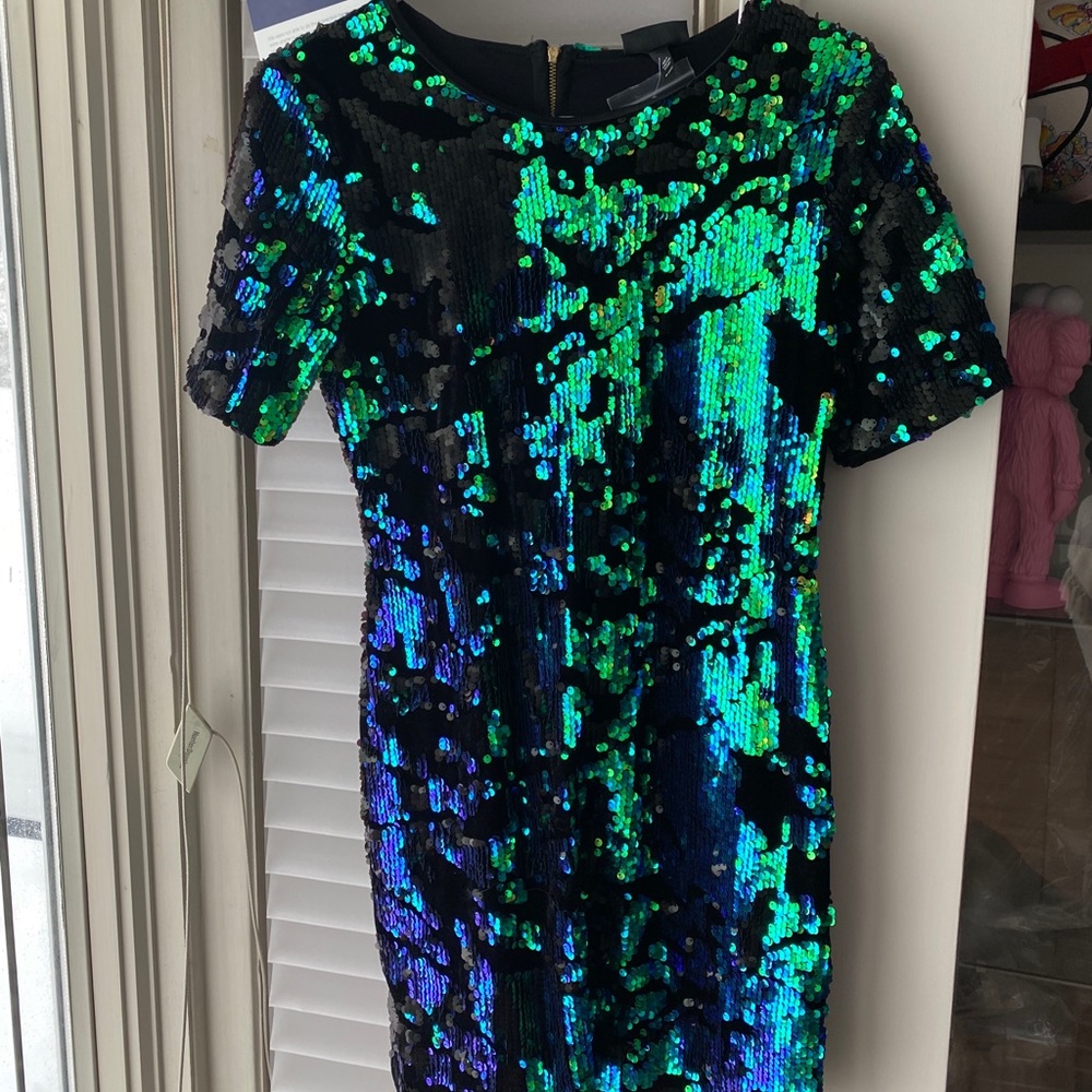 Topshop sequence dress size us8